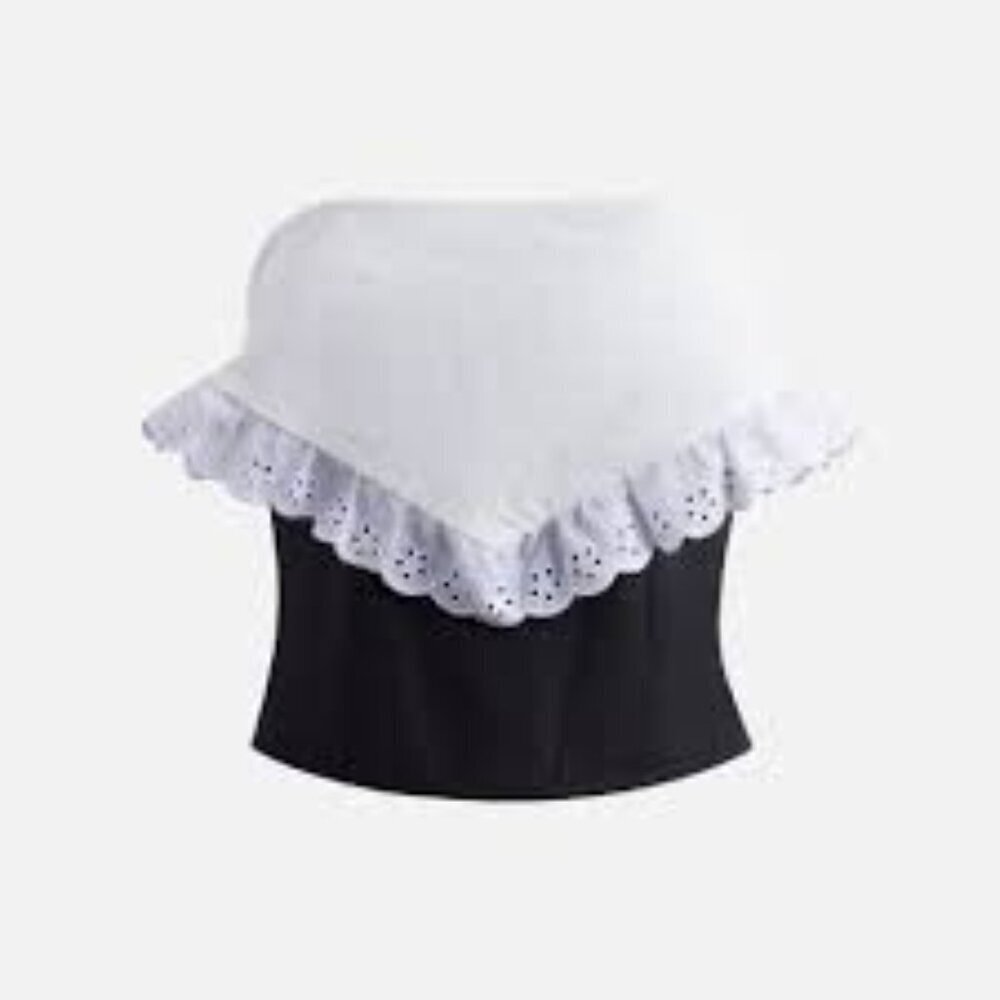 Sandy Liang Black Pinto Corset Top Size 8‎